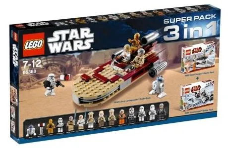 Star Wars Bundle Pack, Super Pack 3 in 1 (Sets 8083, 8084, and 8092)
