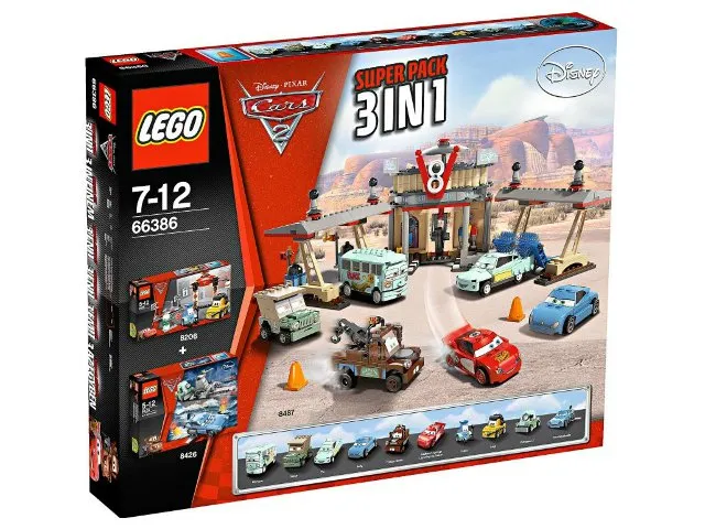 Cars 2 Bundle Pack, Super Pack 3 in 1 (Sets 8206, 8426, and 8487)