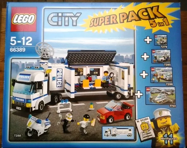 City Bundle Pack, Super Pack 5 in 1 (Sets 7279, 7285, 7286, 7288, and 7741)