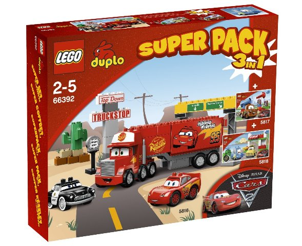 DUPLO Bundle Pack, Cars 2, Super Pack 3 in 1 (Sets 5816, 5817, and 5818)