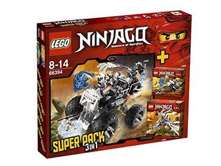 NINJAGO Bundle Pack, Super Pack 3 in 1 (Sets 2259, 2260, and 2506)