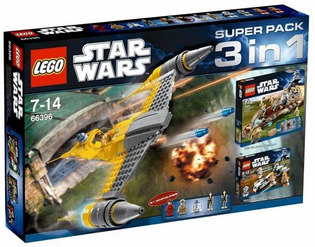 Star Wars Bundle Pack, Super Pack 3 in 1 (Sets 7877, 7913, and 7929)