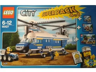 City Bundle Pack, Super Pack 4 in 1 (Sets 4436, 4437, 4439, and 4441)