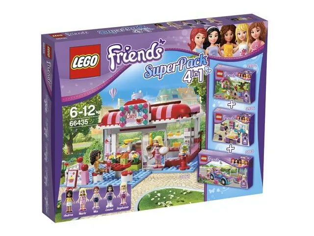 Friends Bundle Pack, Super Pack 4 in 1 (Sets 3061, 3183, 3934, and 3936)