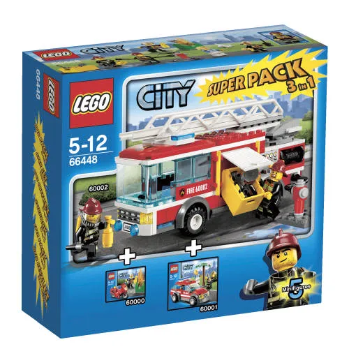 City Bundle Pack, Super Pack 3 in 1 (Sets 60000, 60001, and 60002)