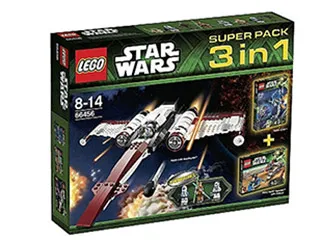 Star Wars Bundle Pack, Super Pack 3 in 1 (Sets 75002, 75004, and 75012)