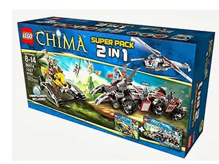LEGENDS OF CHIMA Bundle Pack, Super Pack 2 in 1 (Sets 70005 and 70009)