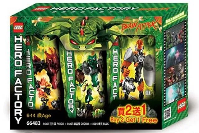 Hero Factory Bundle Pack (Sets 44001, 44004, and 44007)