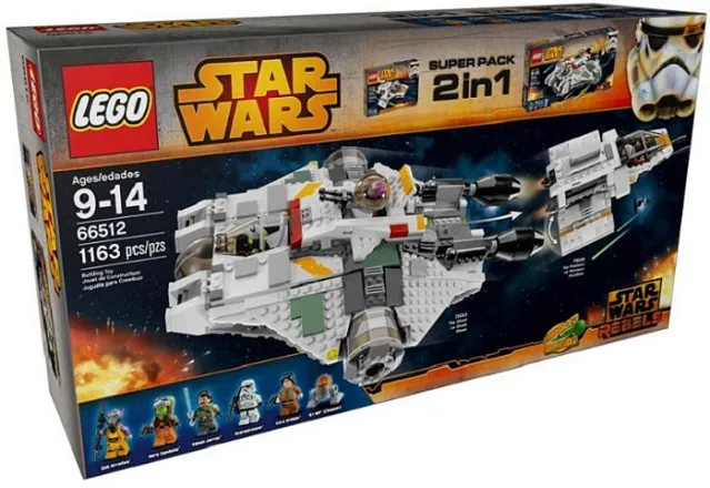 Star Wars Bundle Pack, Super Pack 2 in 1 (Sets 75048 and 75053)
