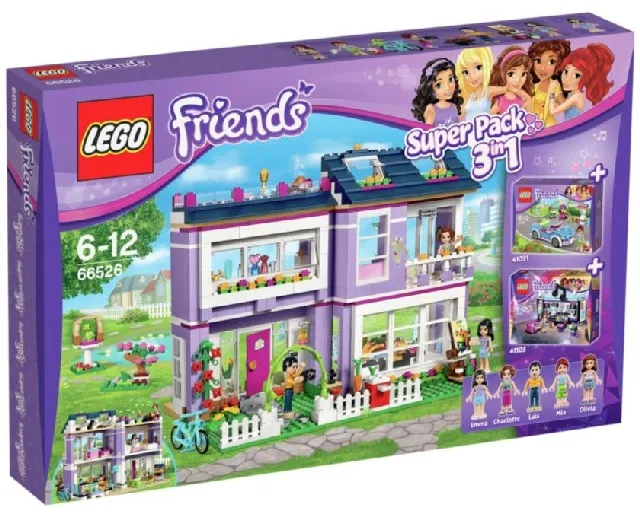 Friends Bundle Pack, Super Pack 3 in 1 (Sets 41091, 41095, and 41103)