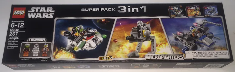 Star Wars Bundle Pack, Super Pack 3 in 1 (Sets 75125, 75127, and 75130)