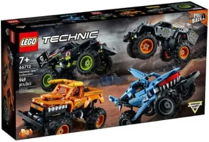 Technic Bundle Pack, 4 in 1 (Sets 42118, 42119, 42134, and 42135) - Monster Jam Collection