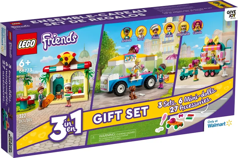 Friends Bundle Pack, 3 in 1 Gift Set (Sets 41705, 41715, and 41719) - Play Day Gift Set