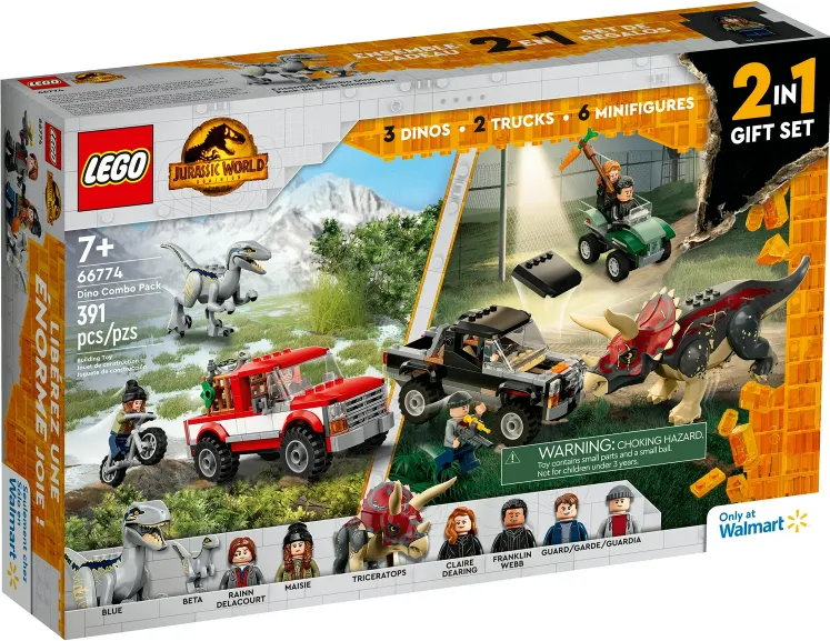 Jurassic World Bundle Pack, 2 in 1 Gift Set (Sets 76946 and 76950) - Dino Combo Pack