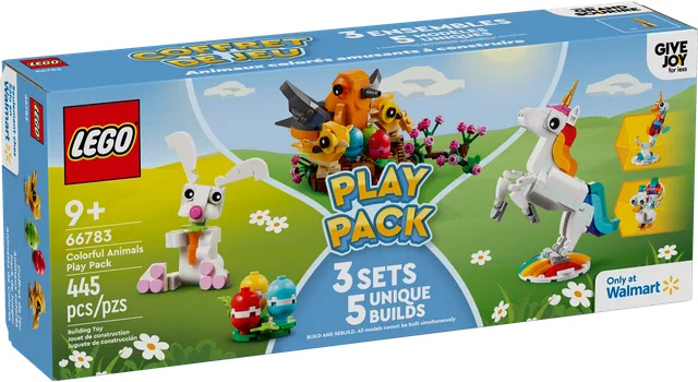 Mixed Bundle Pack, Play Pack (Sets 30668, 31140, and 40639) - Colorful Animals Play Pack