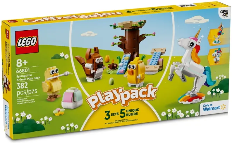 Mixed Bundle Pack, Play Pack (Sets 30690, 31140, and 40709) - Springtime Animal Play Pack
