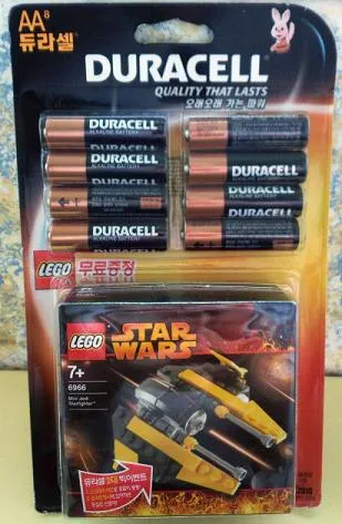 Jedi Starfighter - Mini - Korean Duracell promo package with 8 AA batteries
