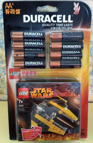 Jedi Starfighter - Mini - Korean Duracell promo package with 8 AA batteries