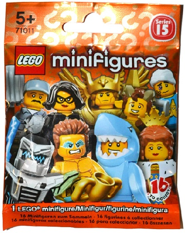 Minifigure, Series 15 (Complete Random Set of 1 Minifigure)