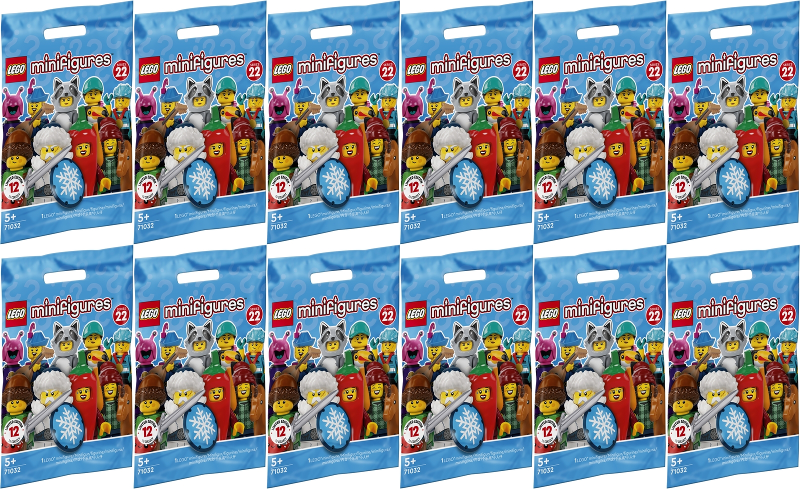 Minifigure, Series 22 (Complete Series of 12 Complete Minifigure Sets)