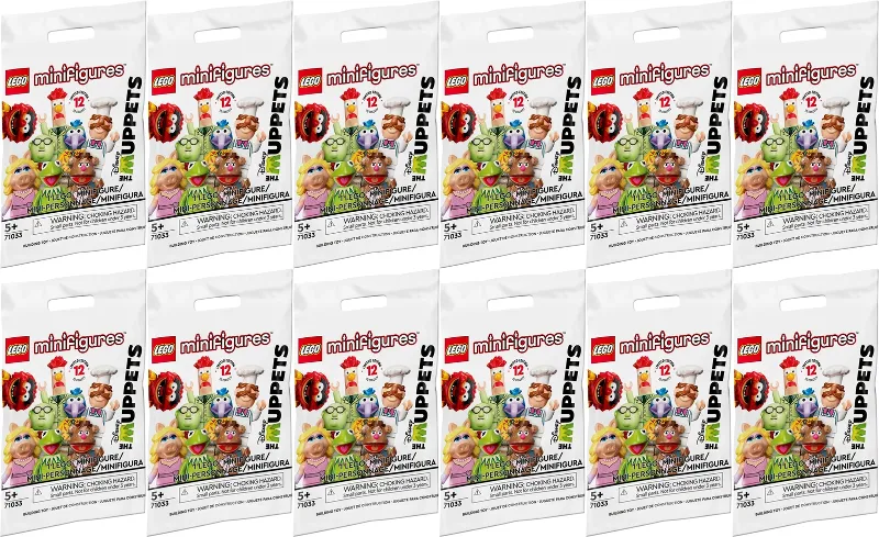 Minifigure, The Muppets (Complete Series of 12 Complete Minifigure Sets)