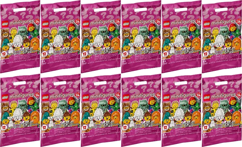 Minifigure, Series 24 (Complete Series of 12 Complete Minifigure Sets)