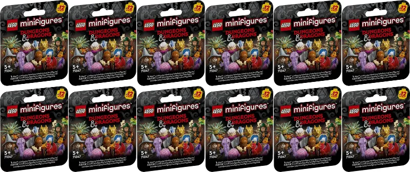 Minifigure, Dungeons & Dragons (Complete Series of 12 Complete Minifigure Sets)