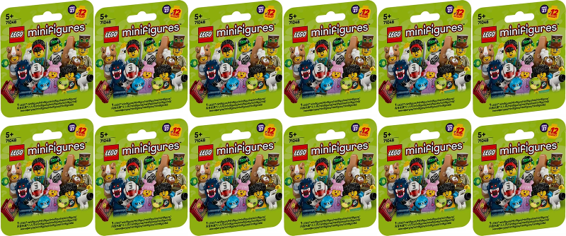 Minifigure, Series 27 (Complete Series of 12 Complete Minifigure Sets)