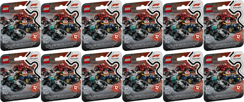 F1 Collectible Race Cars (Complete Series of 12 Complete Race Car Sets)