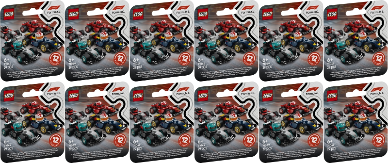 F1 Collectible Race Cars (Complete Series of 12 Complete Race Car Sets)