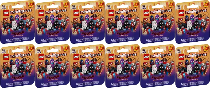 Minifigure, Spider-Man Across the Spider-Verse (Complete Series of 12 Complete Minifigure Sets)