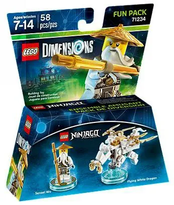 Fun Pack - Ninjago (Sensei Wu and Flying White Dragon)