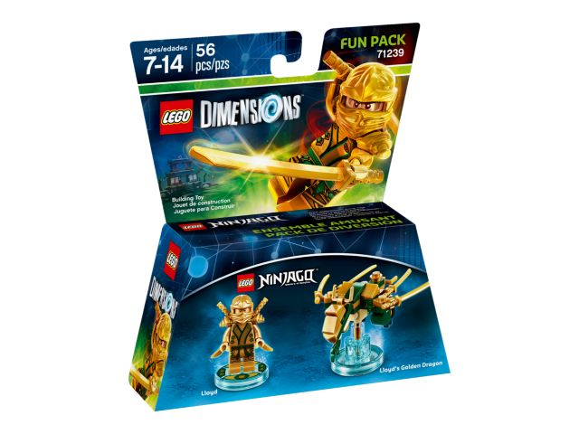 Fun Pack - Ninjago (Lloyd and Lloyd's Golden Dragon)