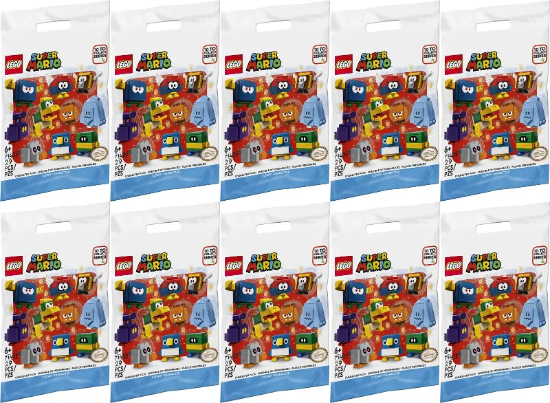 Character, Super Mario, Series 4 (Complete Series of 10 Complete Character Sets)