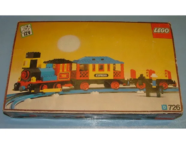 12V Western Train with 2 Wagons and Cowboys