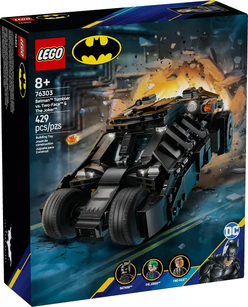 Batman Tumbler vs. Two-Face & The Joker