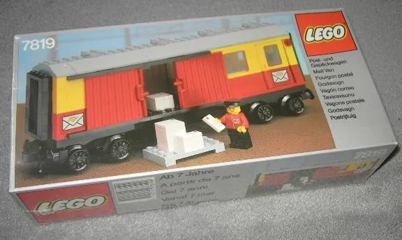 Postal Container Wagon Covered