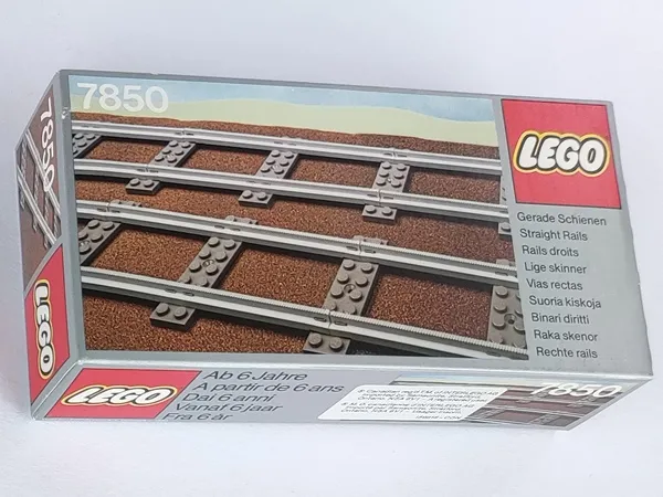 8 Straight Rails Gray 4.5v