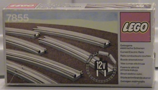 8 Curved Electric Rails Gray 12v