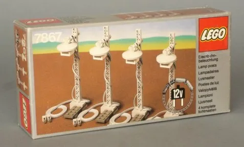 12V Train Light Posts