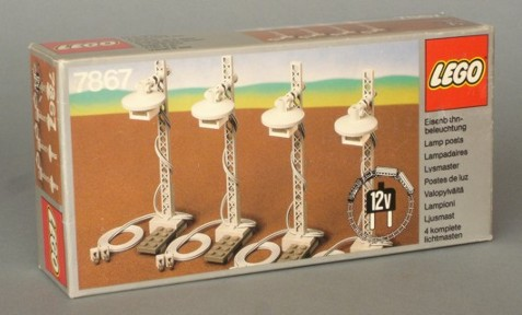 12V Train Light Posts