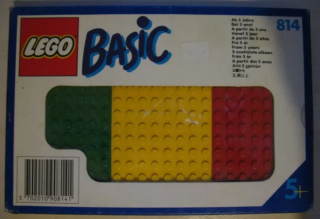 Baseplates, Green, Red and Yellow
