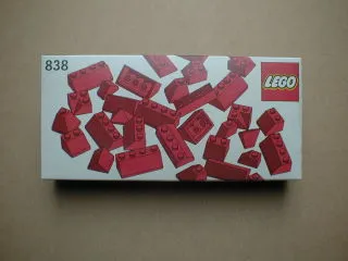 Red Roof Bricks Parts Pack, 45 degrees