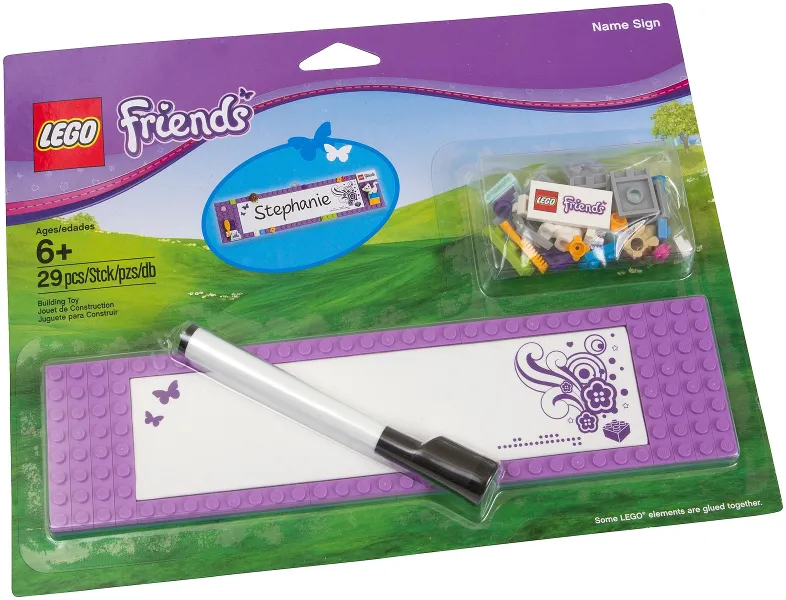 Name Sign blister pack