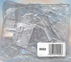 1 x 4 x 3 Train Window Clear