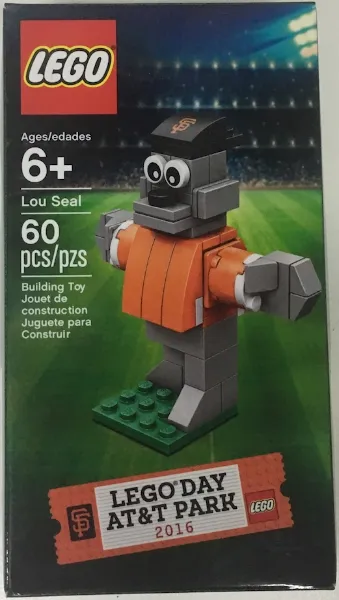 Lou Seal LEGO Day AT&T Park 2016