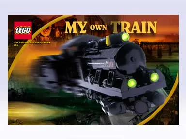 Large Train Engine Green