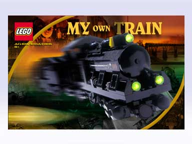 Large Train Engine Black