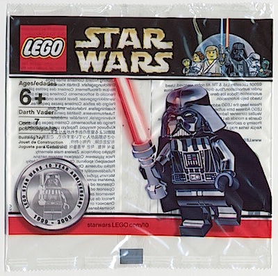 Darth Vader 10 Year Anniversary Promotional Minifigure polybag
