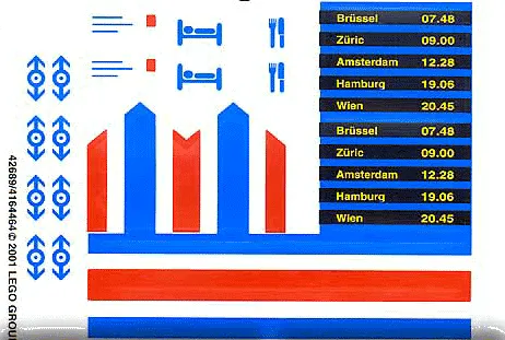 Sticker Sheet for Set 10001 - (42689/4164464)